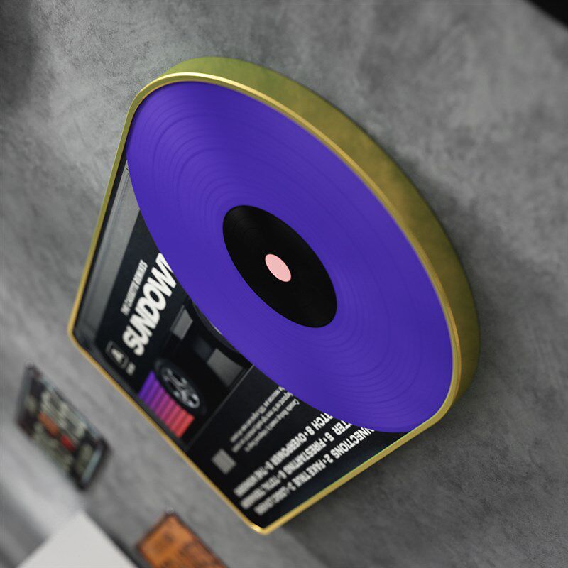 烧烤饭店墙面装饰画清吧咖啡厅KTV包厢音乐黑胶唱片工业风壁挂画,淘宝优惠券,粉丝福利购,淘宝优惠卷