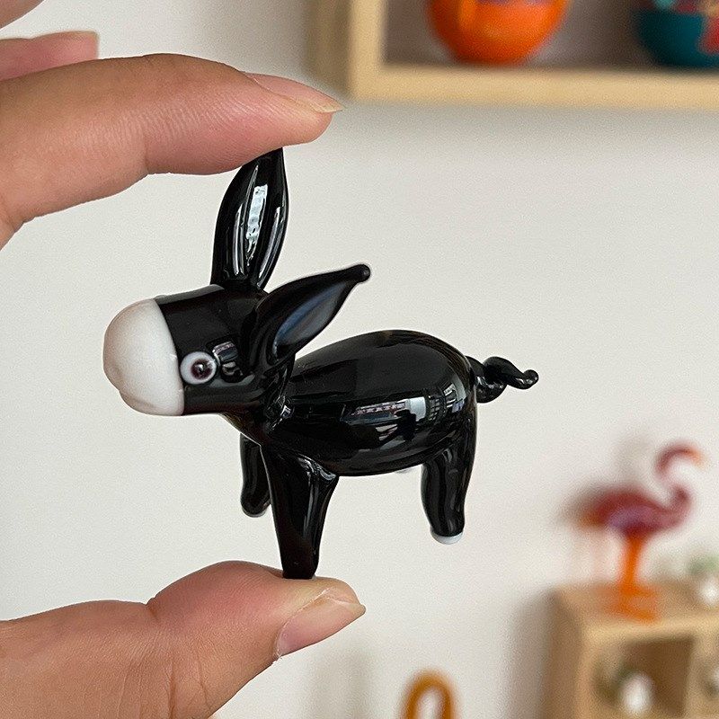 淄博琉璃摆件驴工艺品摆件摆摊黑驴小鹿装饰摆件工艺品摆件,淘宝优惠券,粉丝福利购,淘宝优惠卷