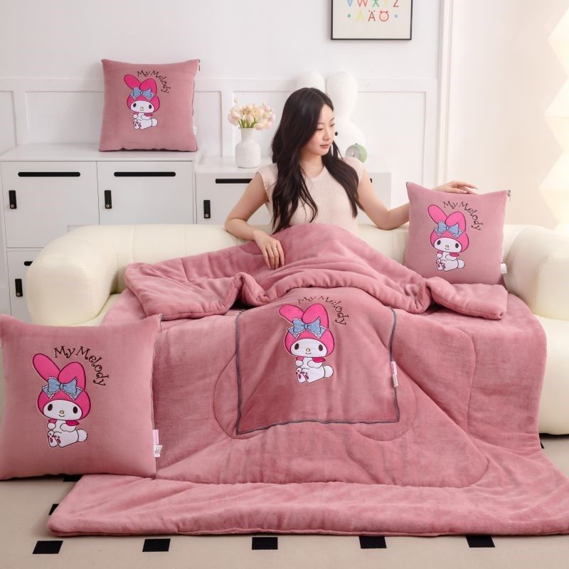 三丽欧抱枕被两用二合一午睡毯子汽车载靠枕靠垫加绒空调被,淘宝优惠券,粉丝福利购,淘宝优惠卷