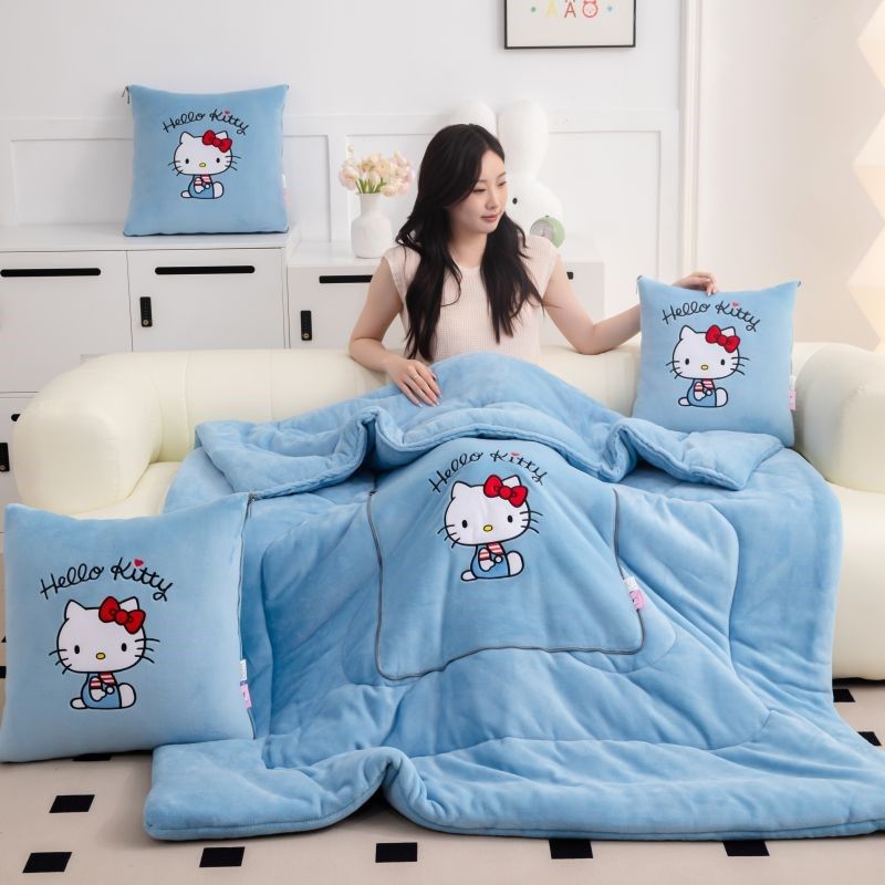 三丽欧抱枕被两用二合一午睡毯子汽车载靠枕靠垫加绒空调被,淘宝优惠券,粉丝福利购,淘宝优惠卷