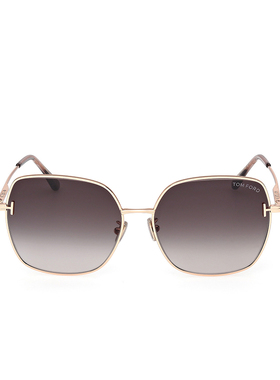 Tom Ford 汤姆福特 女士 正方形 金属全框 时尚眼镜 潮流太阳镜