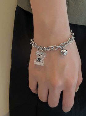 New Summer Transparent Three-dimensional Bear Brlet Womens