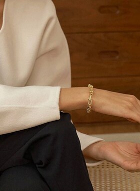 Knuckle BrletIns Exaggerated Brlet Hip Hop Tide Thick Chain