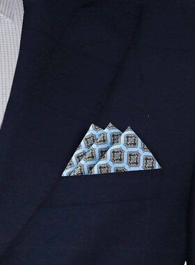 Tailor Smith Mens Hanky Pocket Squared Handkerchief Polyeste