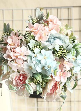 Simulation flower plant bonsai wedding decorations INS wind