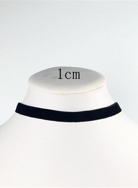 Korean Fashion Womens Accessoires Punk Gothic Soft Black Vel
