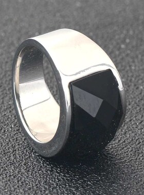 ins retro punk style titanium steel 304 stainless steel tran