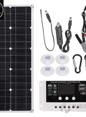 300w Solar Panel Dual USB 18v Monocrystaline Solar Cells Pol