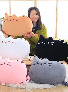 Kawaii Cat Pillow With PP Cotton inside Biscuits Kids Toys D