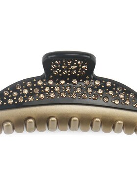 French Wandom large full-zircon hair grab the back of the he