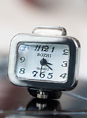 27 styles Finger Ring Clock Vintage Elastic Stretchy Quartz