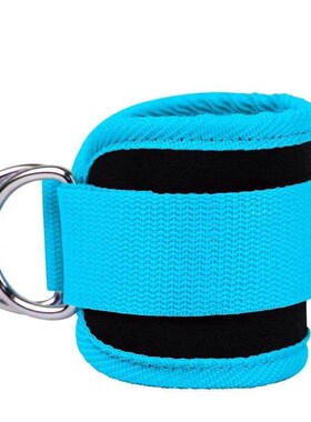 Gym Ankle Straps Double D-Ring Neoprene Padded Cuffs Ankle W