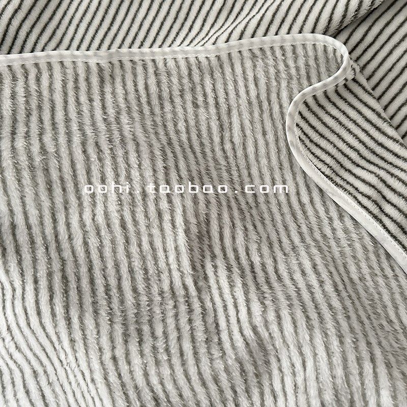 竹炭灰细纤维条纹浴巾~珊瑚绒迅速吸水洗澡巾柔软舒适毛巾男女,淘宝优惠券,粉丝福利购,淘宝优惠卷