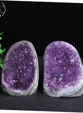 Amethyst Crystal Clusters Stone Uruguay Deep Purple Raw Geod
