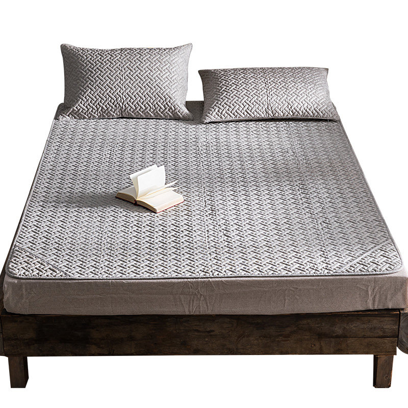 可水洗夏季单人人三件亚麻棉麻凉席1.5米1.8米可折叠席子软席,淘宝优惠券,粉丝福利购,淘宝优惠卷