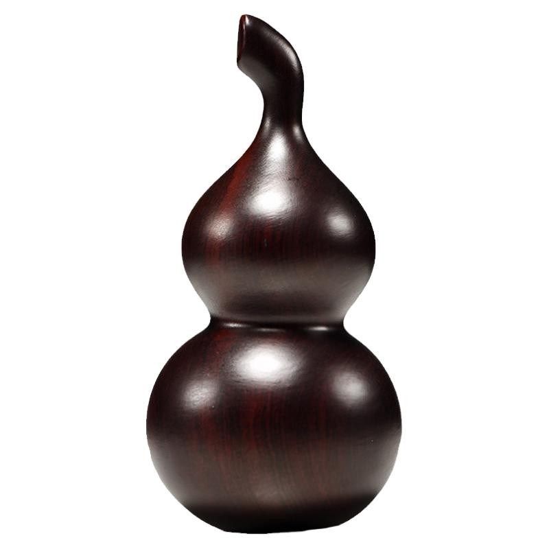 黑檀木雕葫芦实木质葫芦摆件客厅家居装饰玄关桌面摆设开业送礼品,淘宝优惠券,粉丝福利购,淘宝优惠卷