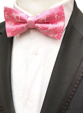 Paisley Waistcoat Doublelayered Tie British Bow Tie for 2025