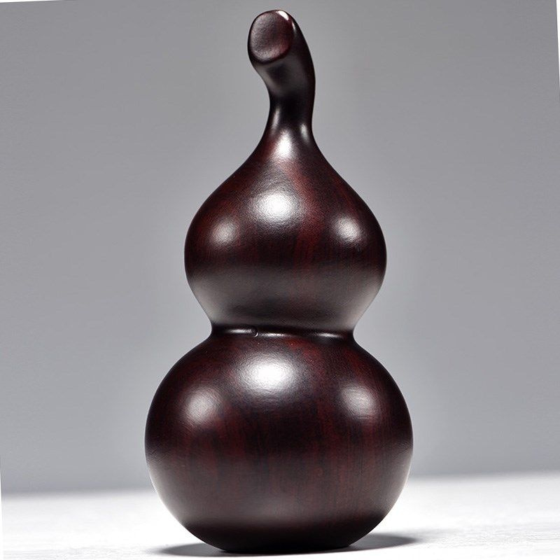 黑檀木雕葫芦实木质葫芦摆件客厅家居装饰玄关桌面摆设开业送礼品,淘宝优惠券,粉丝福利购,淘宝优惠卷