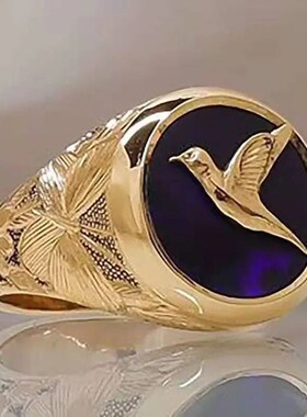Eagle Collection ! Domineering Metal Eagle Mens Ring Punk S