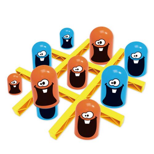 Tic Tac Toe Big Eat Small Gobble Board Game Parent-Child Int - 图0