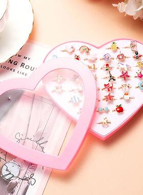 10pcs/lot Childrens Cartoon Rings Candy Flower Animal Bow S