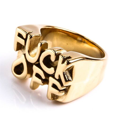 Haiteng jewelry retro old mens domineering personality Engl - 图2