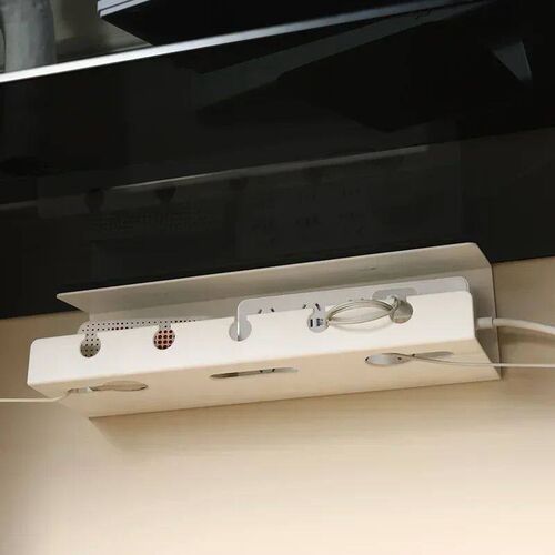 Under Desk Cable Management Cable Tray Under Desk With Clamp - 图0