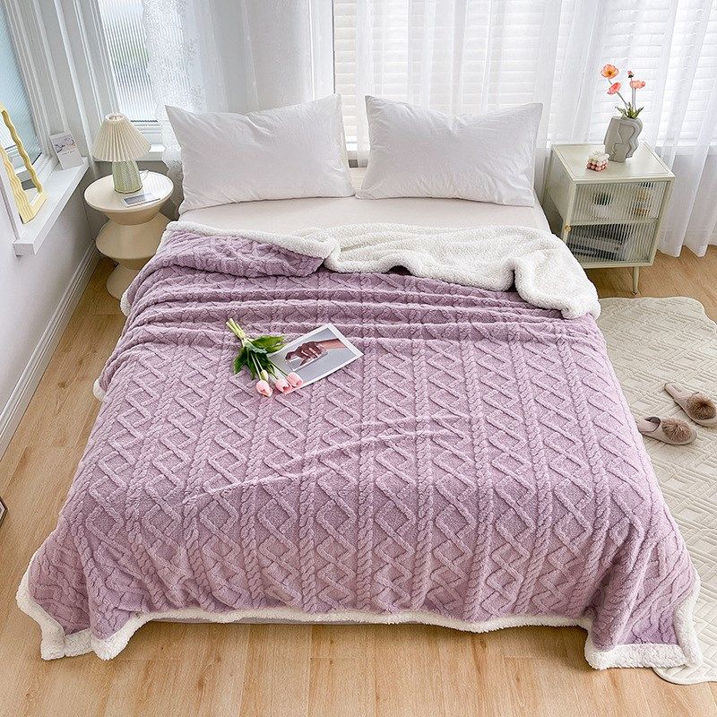 芙绒毛毯加厚面暖绒盖毯办公室午休披肩沙发空调午睡毯,淘宝优惠券,粉丝福利购,淘宝优惠卷