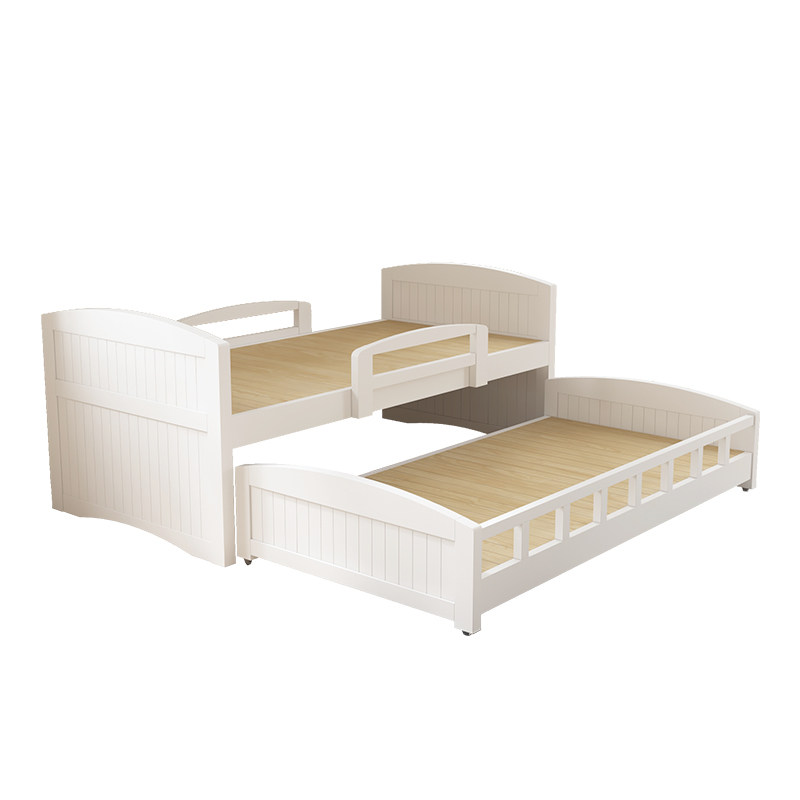 实木拖床抽拉床子母床拖床高低床带拖床推拉床伸缩床儿童床上下床,淘宝优惠券,粉丝福利购,淘宝优惠卷