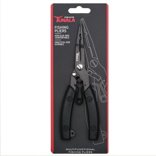 多功能不锈钢路亚钳特氟龙涂层摘钩取钩剪线开圈失手绳控鱼钳 - 图3