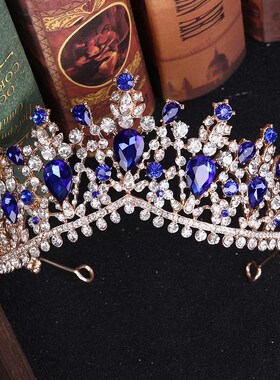 4 Color Rhinestone Crystal Wedding Crown Bride Tiaras And Cr