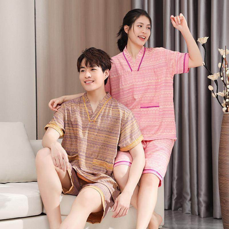 纯棉汗蒸服男高档艾灸服桑拿服女士按摩足浴服酒店浴衣理疗服,淘宝优惠券,粉丝福利购,淘宝优惠卷