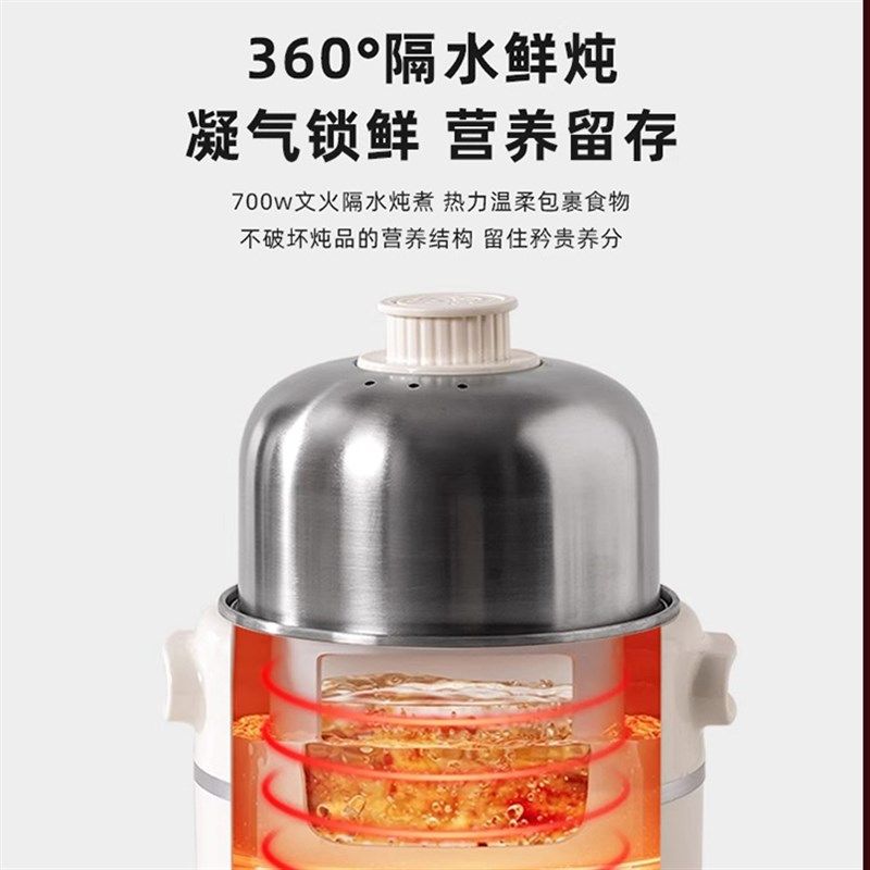 电炖锅隔水炖家用多功能不锈钢煮粥锅炖汤锅宝宝辅食锅燕窝可预约,淘宝优惠券,粉丝福利购,淘宝优惠卷