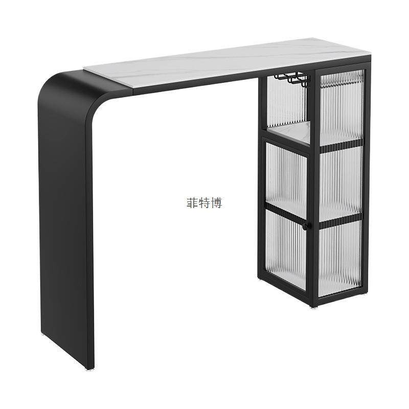 吧台桌岩板小书桌阳台家用客厅沙发休闲迷你小吧隔断柜高脚长条桌,淘宝优惠券,粉丝福利购,淘宝优惠卷