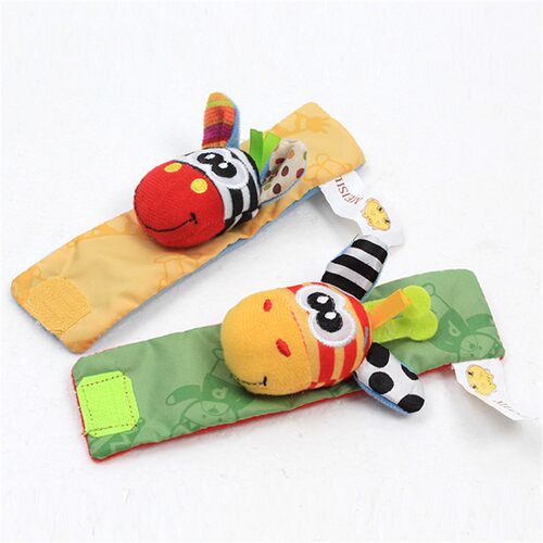 Baby Toys 0 6 12 Months Cute Stuffed Animals Baby Rattle Soc - 图2