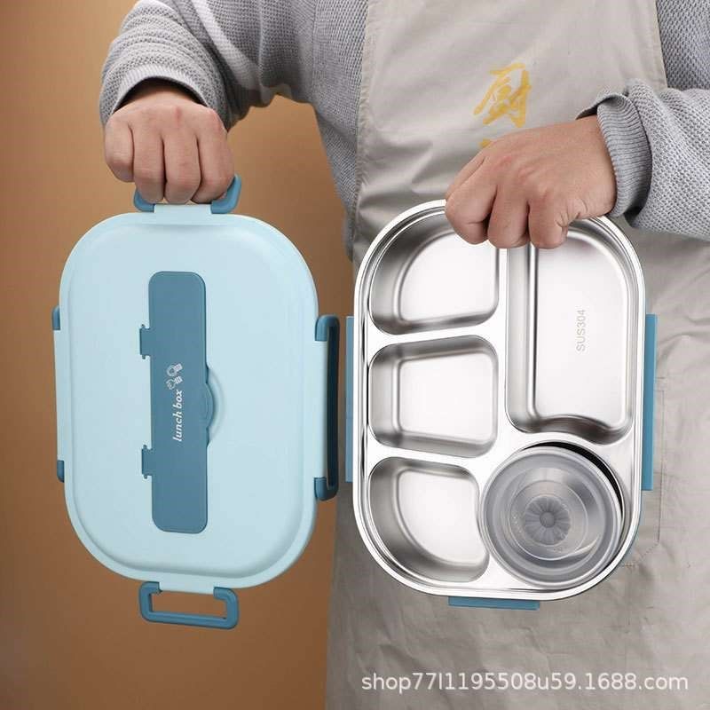 30不锈钢保温饭盒小学生专用儿童餐盘分格可微波炉加热上班族,淘宝优惠券,粉丝福利购,淘宝优惠卷