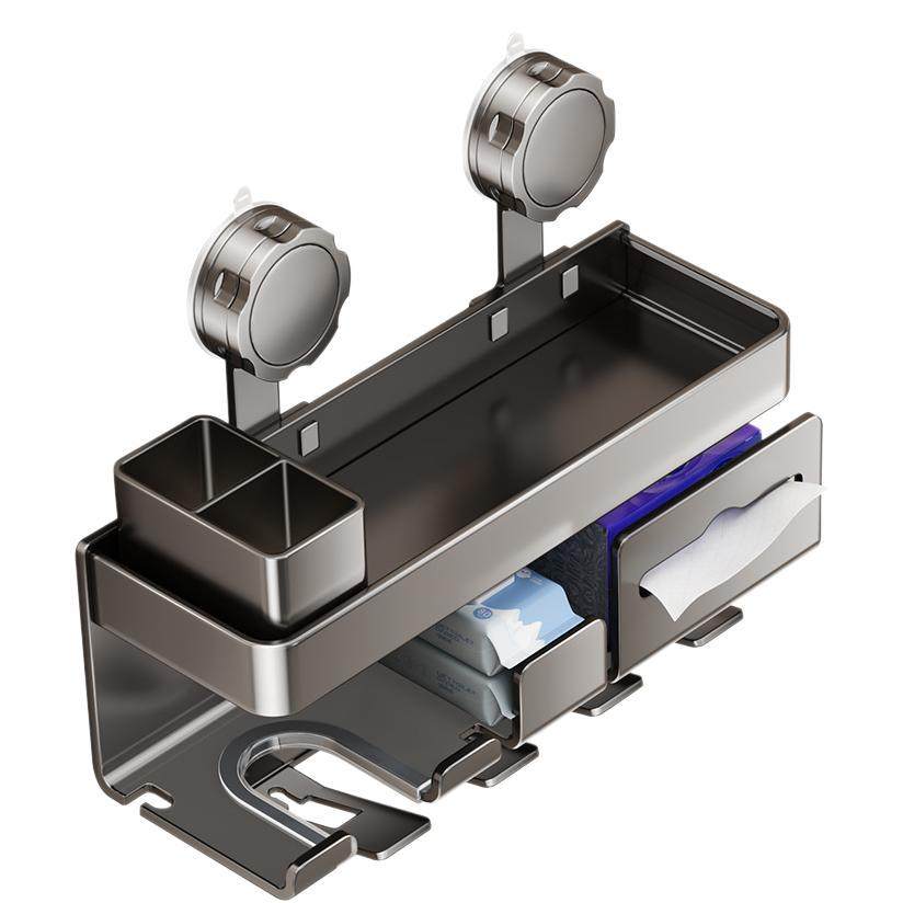 吹风机置物架免打孔卫生间适配电吹风挂架吹风筒浴室收纳架子支架,淘宝优惠券,粉丝福利购,淘宝优惠卷