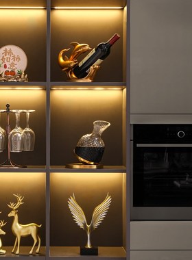 醒酒器酒架酒柜装饰品摆件组合客厅电视餐边柜高档2024年新款
