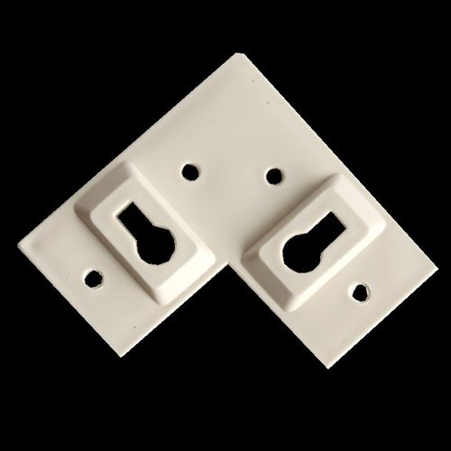 影楼新款塑料白色包角大号护角相框连接件画框角码背板卡槽挂包邮 - 图2