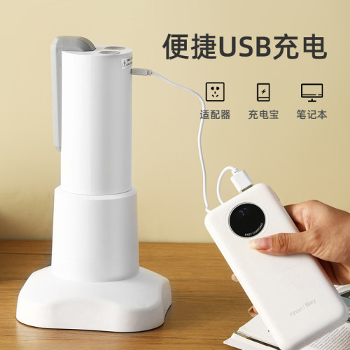 桶装水新款折叠抽水器家用办公茶台电动上水器矿泉水桶自动抽水泵 - 图0