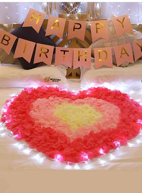 1000/3000pcs Colorful Artificial Rose Petals Wedding Petalas