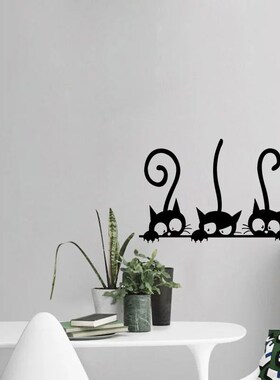 Lovely 3 Black Cute Cats Wall er Moder Cat Wall ers Girls Vi