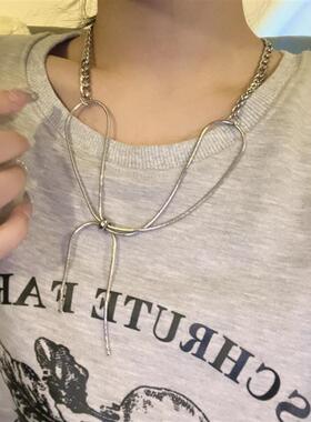 high-end design sense niche sweater chain autumn and winter