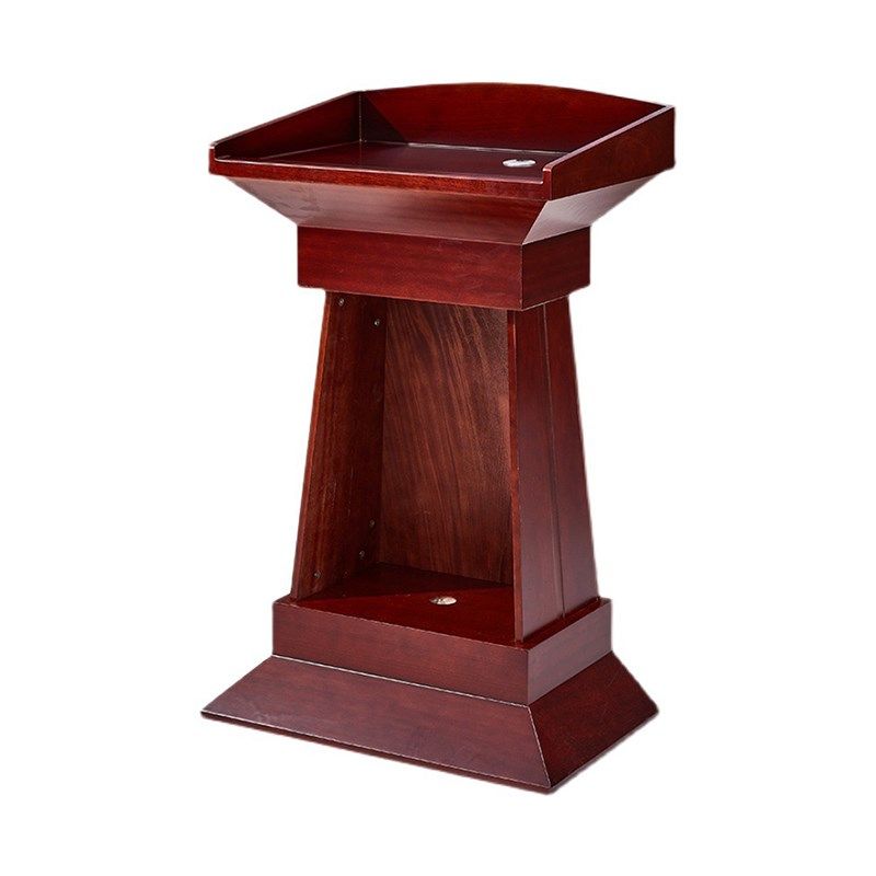 实木演讲台会议讲桌现代讲话接待迎宾台教师讲台胡桃色烤漆发言台,淘宝优惠券,粉丝福利购,淘宝优惠卷