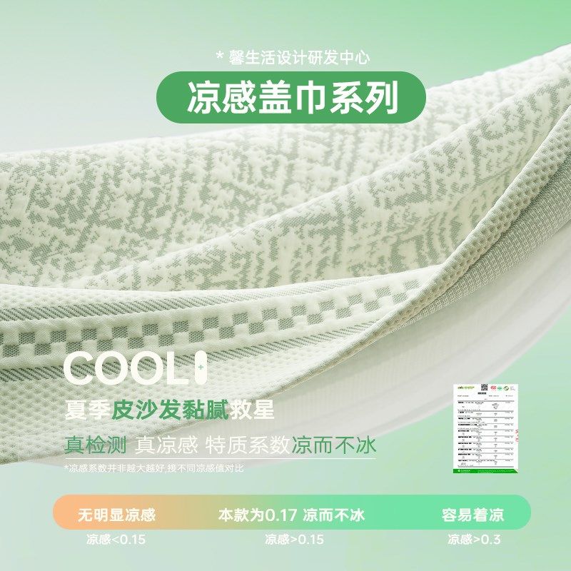 冰丝沙发盖布夏季沙发巾罩夏天款凉感沙发防猫抓高级感垫布,淘宝优惠券,粉丝福利购,淘宝优惠卷