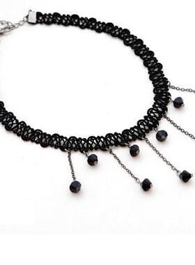 2023 New Arrival Sweet Love Cubic Crystal Pendants Black Vel