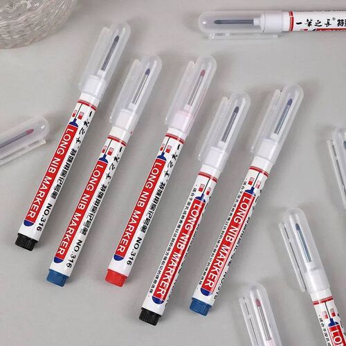 4-100Pcs 2cm Waterproof Long Head Markers Deep Hole Marker P - 图2