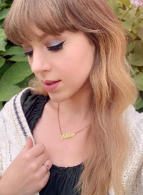 2023Simple Silver Color Stainless Steel Pendant Necklace for