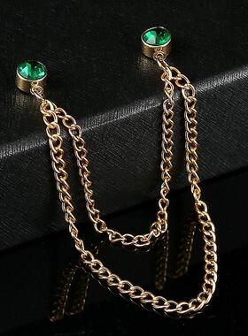 Shirt Collar Decoration Mens Fashion Collar With Diamond Ch