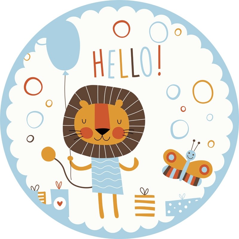 卡通可爱儿童房圆形地毯客厅地毯卧室床边加厚地垫吊篮电脑椅地垫,淘宝优惠券,粉丝福利购,淘宝优惠卷